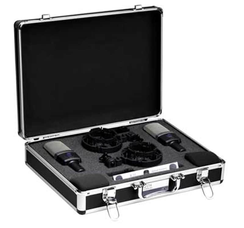AKG C214 Stereo Set Cardioid Large Diaphragm Condenser Microphone Pair image 1