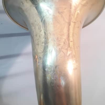 Conn Double Bell Euphonium-Gold Plated-Engraved-Made 1913-Clean-Playable-w/Case! image 11