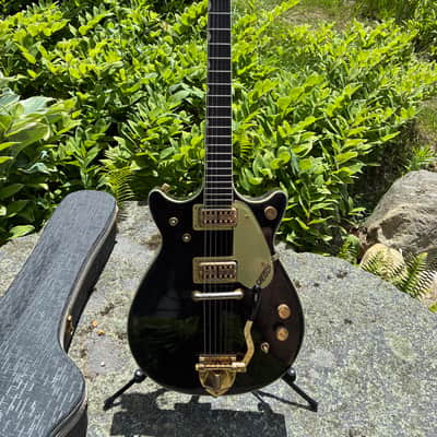 6128 Gretsch Double Cut Duo Jet 1966 - Black image 2