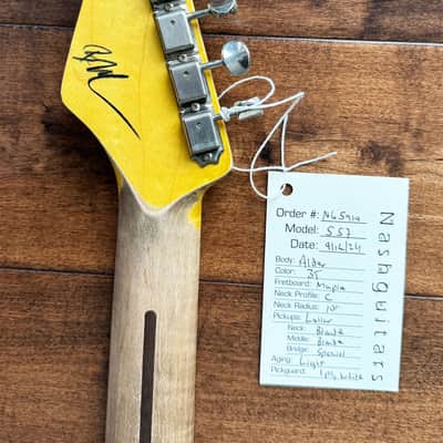 Nash Guitars Model S-57 Aged 3-Tone Sunburst Lollar Pickups NG5919 image 10