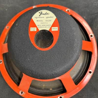 Fender JBL D-120F Pair 12" Speaker 8 Ohm - Orange image 2