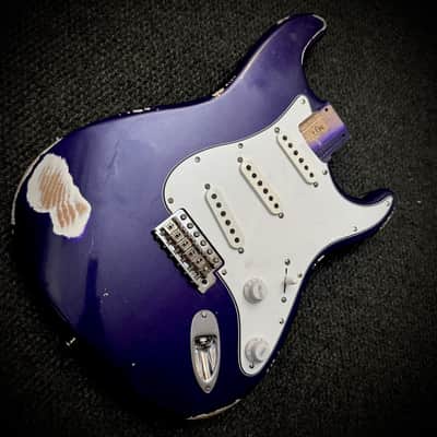 MJT Loaded Body Stratocaster 2020s - Purple Nitro image 2
