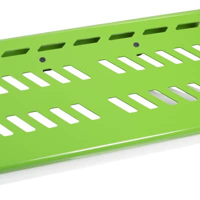 Gator Frameworks Green Aluminum Pedal Board, Large with Carry Bag image 1