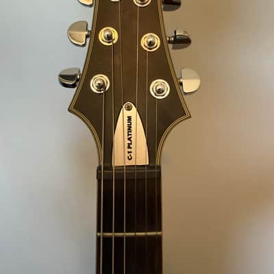 (with Gotoh Locking Tuners) Schecter C-1 Platinum with Rosewood Fretboard 2014 - Present - See-Thru Black Satin image 4