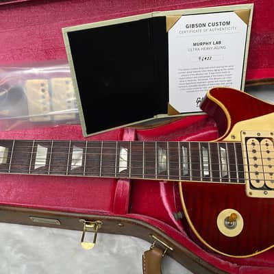 NEW! Gibson Custom 1959 Les Paul Standard Resissue - One Off - Ultra Heavy Aged - Murphy Lab - Factory Burst - Authorized Dealer - ONLY 8lbs!!!! - G07379 image 14