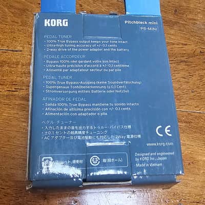 Korg Pitchblack Chromatic Guitar/Bass Tuning Pedal 2010s - Black image 3