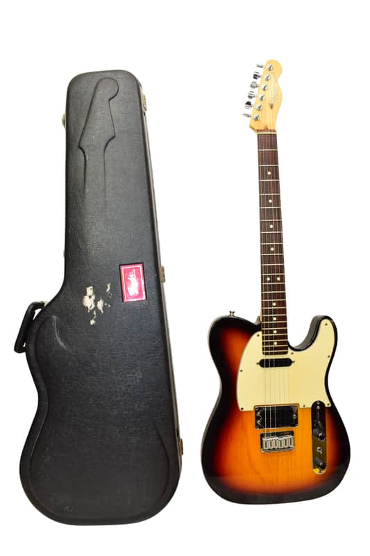 Vintage 90's Fender Telecaster Plus Electric Guitar, Rosewood Fingerboard, Sunburst w/ Case