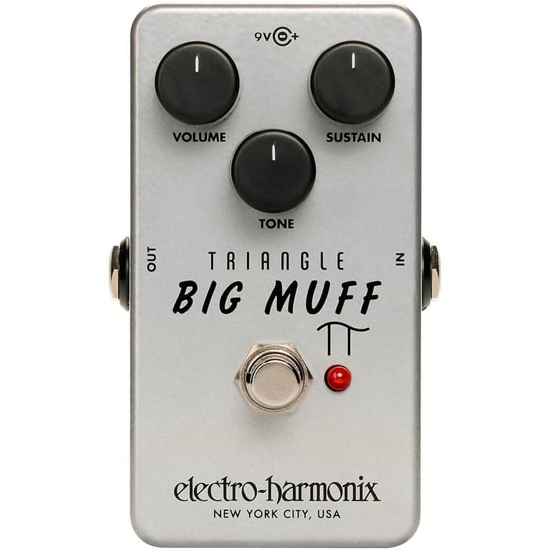 Electro-Harmonix Triangle Big Muff Reissued Fuzz Guitar Effects Pedal image 1