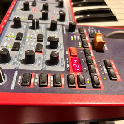 Nord Lead 2X 49-Key 20-Voice Polyphonic Synthesizer 2003 - 2013 - Red image 8
