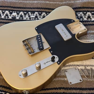 Guitar Mill Ultra Light Telecaster Body Loaded - Nitrocellulose P90 (no neck) image 4