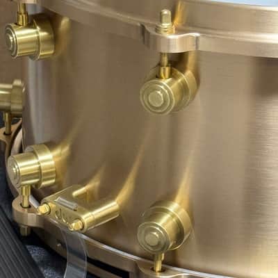 [New]#77 DW MFG True Cast Bell Bronze 7x14" Snare Drum DRVZ0714STZ image 4