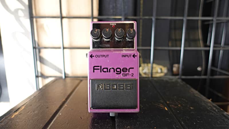 Boss BF-2 Flanger (Green Label) 1984 - 1990 - Purple image 1
