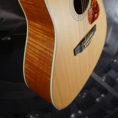 Guild Westerly Collection D-240E Flamed Mahogany w/ Gig Bag image 10