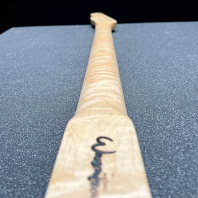 Flamed Maple Tele Style Neck C Shape Satin 9.5 Radius #9 image 5