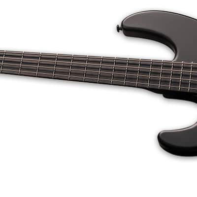 ESP LTD AP-4 Black Metal LH Black Satin Left-Handed Electric Bass AP4 BKM image 3