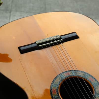 CONDE "Guitarra Conde Atocha Ciprés Rosas Azules" HARDCASE image 6