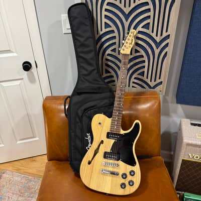 Fender Jim Adkins JA-90 Telecaster Thinline - Natural, Mint, With Fender Gig Bag image 8