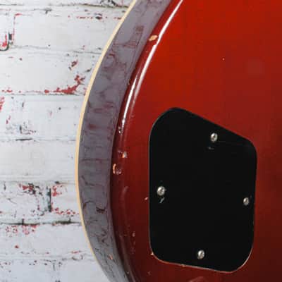 Univox - MIJ "Gimme" LP Style Electric Guitar - Sunburst - w/HSC - x7235 - VINTAGE image 13