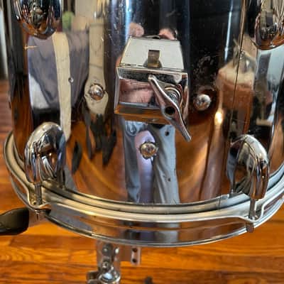 Gretsch 9x13 Stop Sign Tom Drum Chrome on wood image 2