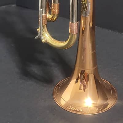 Getzen SUPER DELUXE TRUMPET -Copra -COPPER-BELL , Mouthpiece 3 Mutes & Original Case image 1