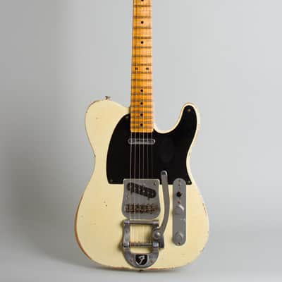Fender  Telecaster Custom Shop '50s Relic by Yuri Shiskov Solid Body Electric Guitar (2005), ser. #R25350, original black tolex hard shell case. image 1