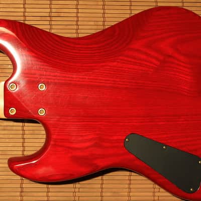 MOON JJ-5 Ash Jazz Bass PGM Transparent Red image 13