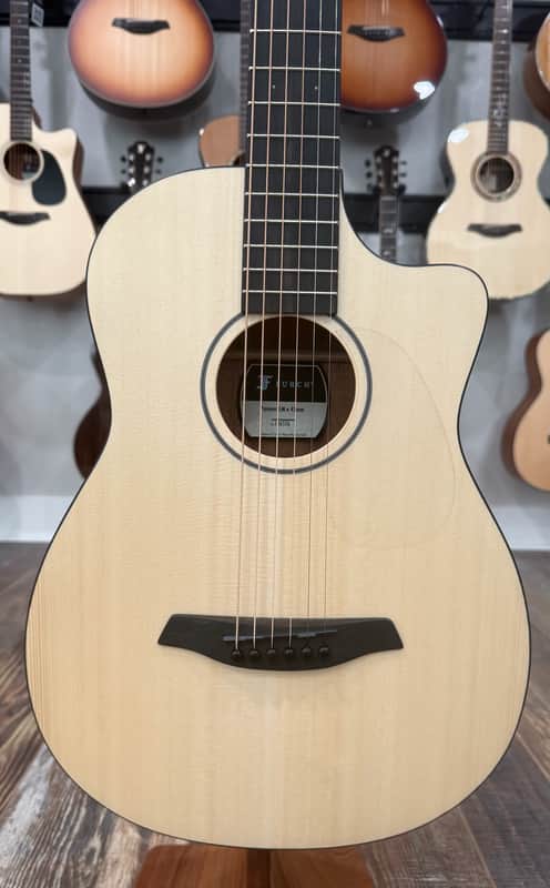 Furch Pioneer-EM a 43 Engelmann Spruce/African Mahogany Travel Size Cutaway Acoustic Guitar 1 11/16" / 43mm Nut Width w/ Bag *Includes CNR Active Kit ($55 Value)* image 1
