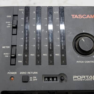 TASCAM Porta 07 Ministudio 4-Track Cassette Recorder 1990s - Black image 2