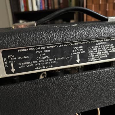 Fender 1974 Vintage Vibro Champ Tube Amplifier image 5
