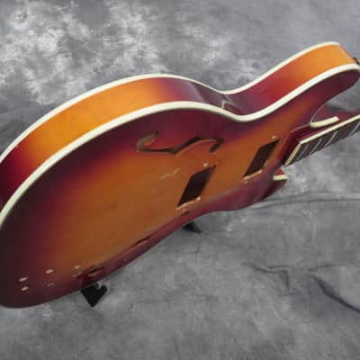 Kay Professional K650 1967 Sunburst - Vintage Valco Silvertone Guitar Husk Project image 14
