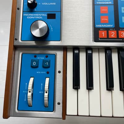Moog Source Monophonic Analog Synthesizer with Patch Memory 1981 - 1985 - Blue image 2