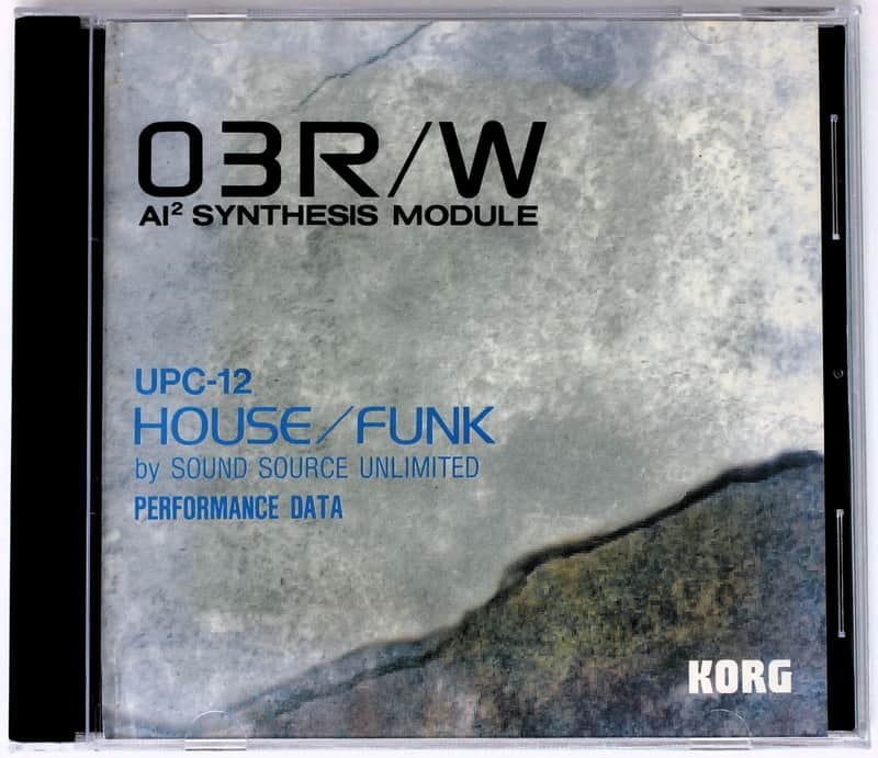 Korg 03R/W UPC-12 House/Funk By Sound Source Limited Performance Data Card 03RW image 1
