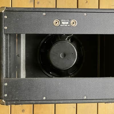 Music Man 1x12 inch speaker bottom 1980's - black image 5