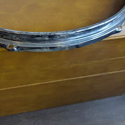 Pearl MIJ 16" 7 Lug Drum Hoop 1960s image 8
