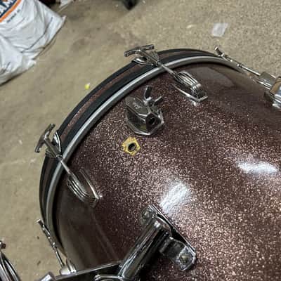 Ludwig Downbeat 1965 - Burgundy sparkle image 8