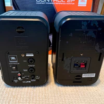 JBL Control 2P Compact 5.25" Powered 2-Way Studio Monitor Speaker (Pair) 2010s - Black image 4