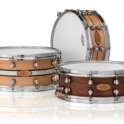 Pearl MUSIC CITY CUSTOM SOLID MAPLE 14"X6.5" SNARE DRUM W/INLAY-Default Title 2 image 2