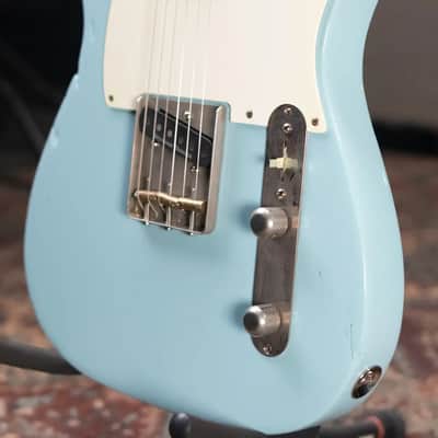 Fender 1969 Telecaster Electric Guitar Refinished Blue with Hardshell Case - Used image 4