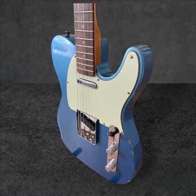 2025 Fender Custom Shop '63 Telecaster Relic – Aged Lake Placid Blue image 10