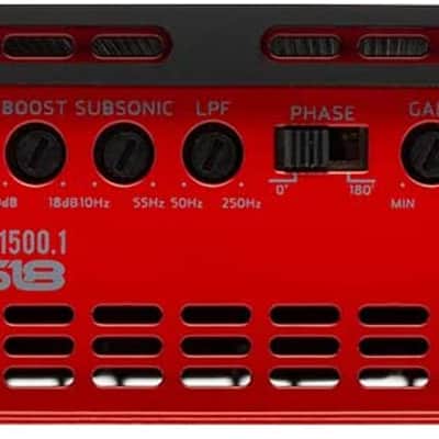 DS18 - S1500.1/RD - 1500 Watts Max 1 Channel Monoblock Audio Amplifier image 4