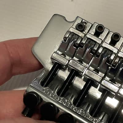 1990's Korean Ibanez RG Series SLT101 SLT-101 Chrome Floyd Rose Single Locking Tremolo Bridge & Arm image 16