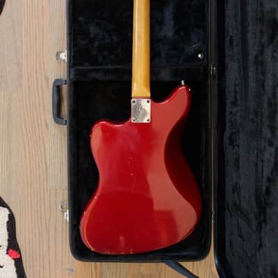 1965 Fender Jazzmaster Candy Apple Red with Matching Headstock image 8