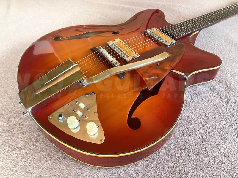 GUYATONE SG-12T 1966 w/OHSC - *GOLD FOIL PICKUPS* ALL-ORIGINAL MIJ