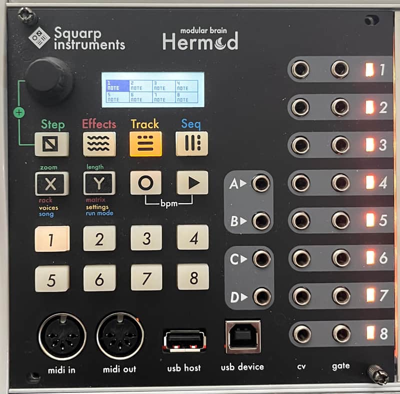 Squarp Instruments Hermod Modular Brain 2017 - 2019 - Black image 1