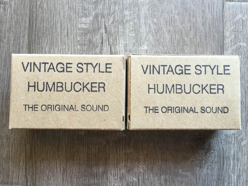 Tom holmes H450 & H455 PAF Humbuckers Pickups Nickel Brand New Mint Unused Gibson PAF Vintage image 1