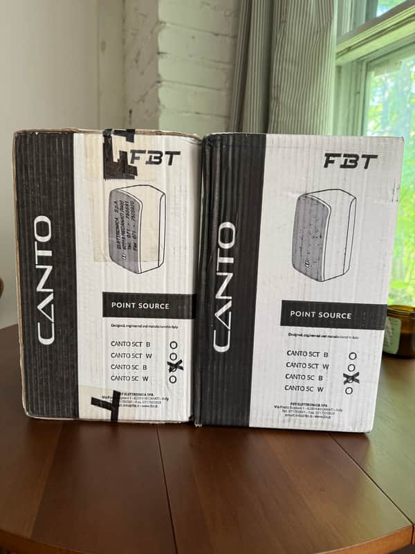 FBT Canto 5c Passive Speaker - Black image 1