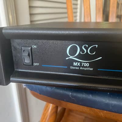 QSC MX 700 2-Channel Power Amplifier with rack mount bolts/washers. Ex-Church equipment image 2
