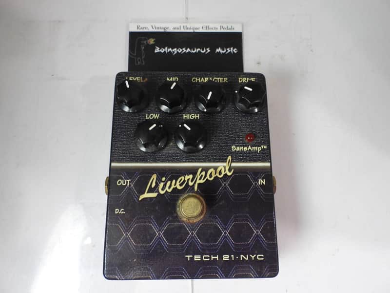 Tech 21 Liverpool Sansamp Character Series Overdrive Effects Pedal Version 1 v1 image 1