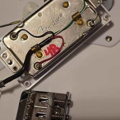 Fender Shawbucker 2T Wide Range Humbucker Bridge + Vintage sc neck // Very Hard to find! (from Silent Siren Telecaster) image 2