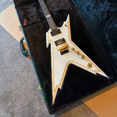 Dean USA Dime White-Gold/Matt Heafy Razorback image 13